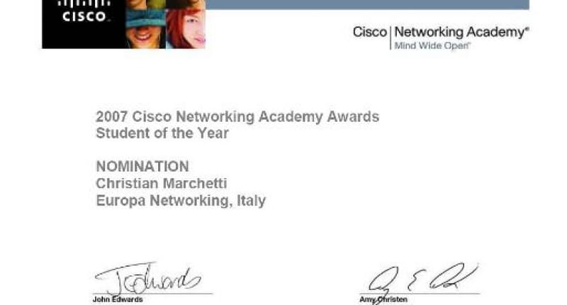 Cisco Networking Academy Awards 2007